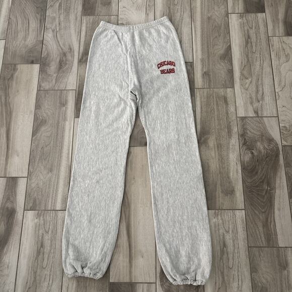 Vintage 80’s Champion Reverse Weave Warmup Sweatpants Men Sz L NFL Chicago Bears - Picture 1 of 12